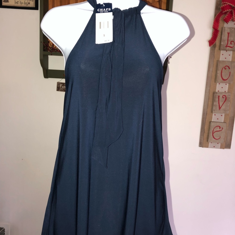 🔴SOLD🔴 NWT! Chaps Dark Navy Halter Top